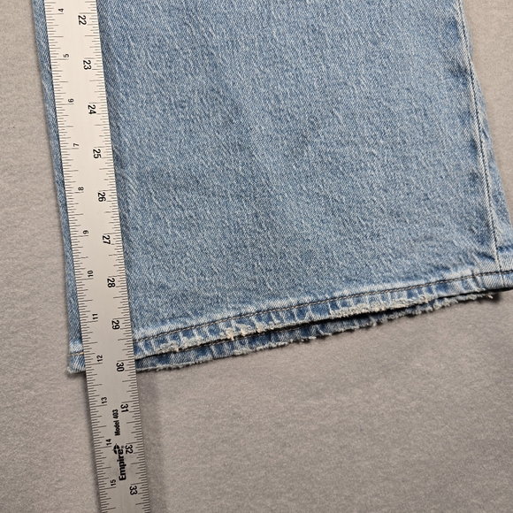Levi's Premium Jeans 70's High Rise Flare Leg Womens 34 x 32  Medium Blue - Picture 7 of 13